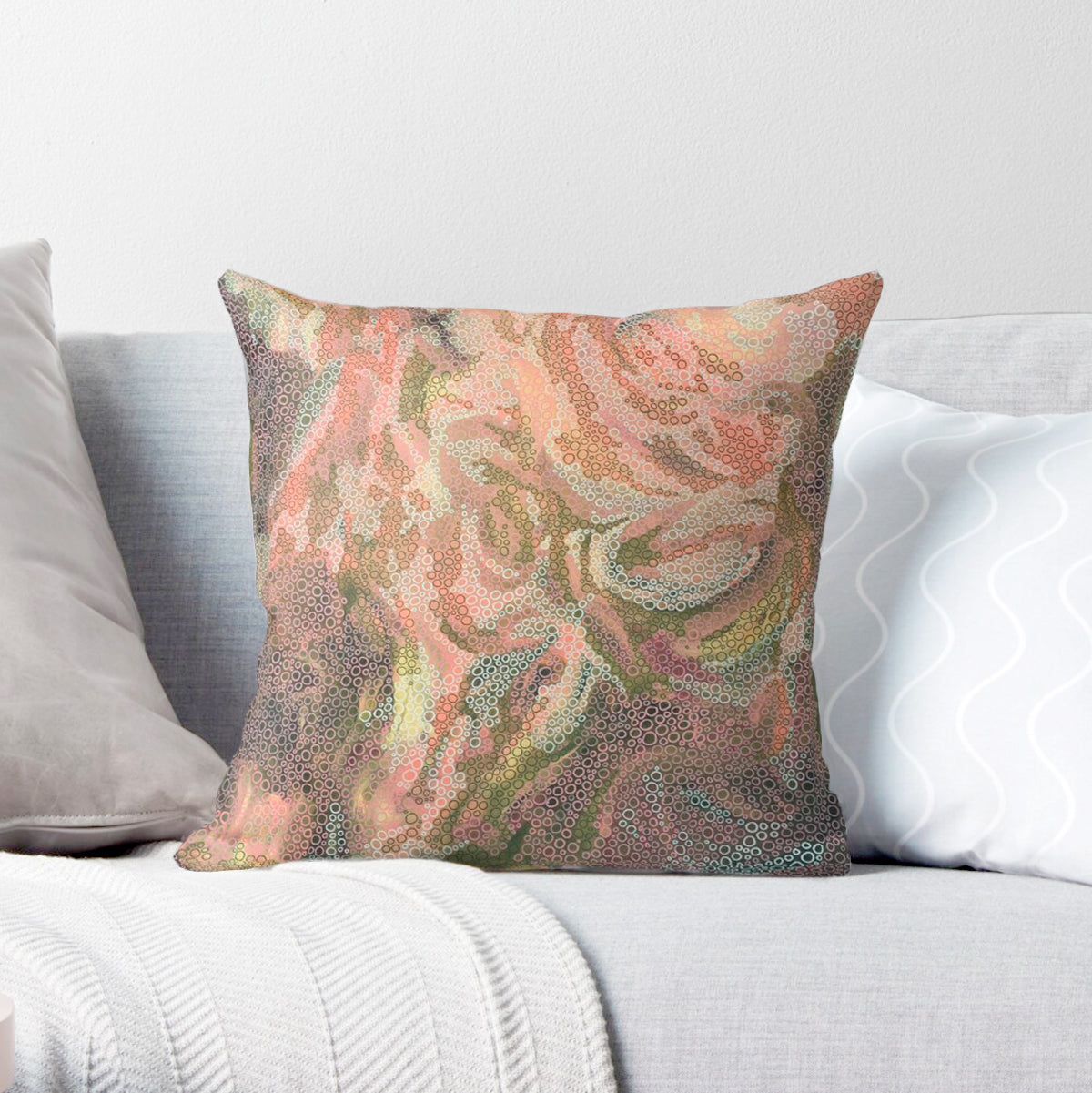 Earth limited edition decorative cushion cover