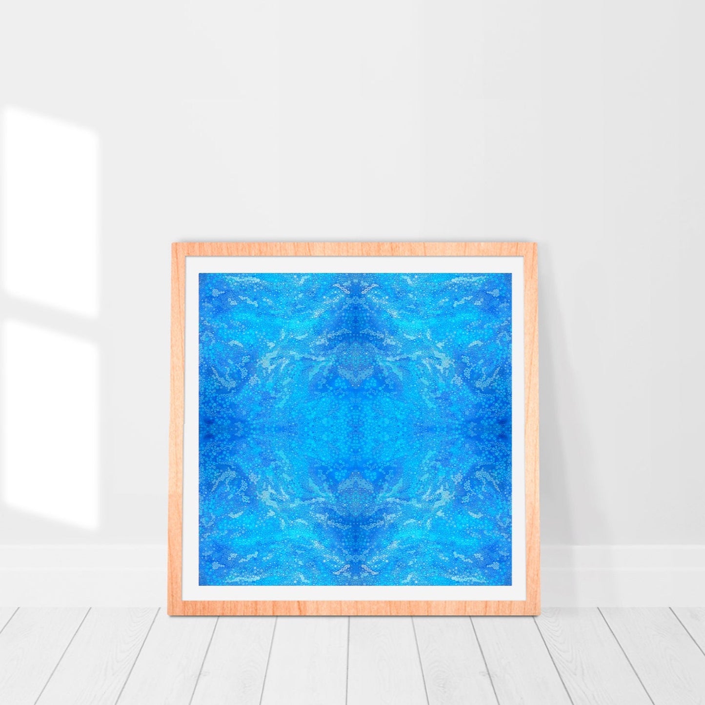 Azure Blossom – Limited Edition Abstract Print