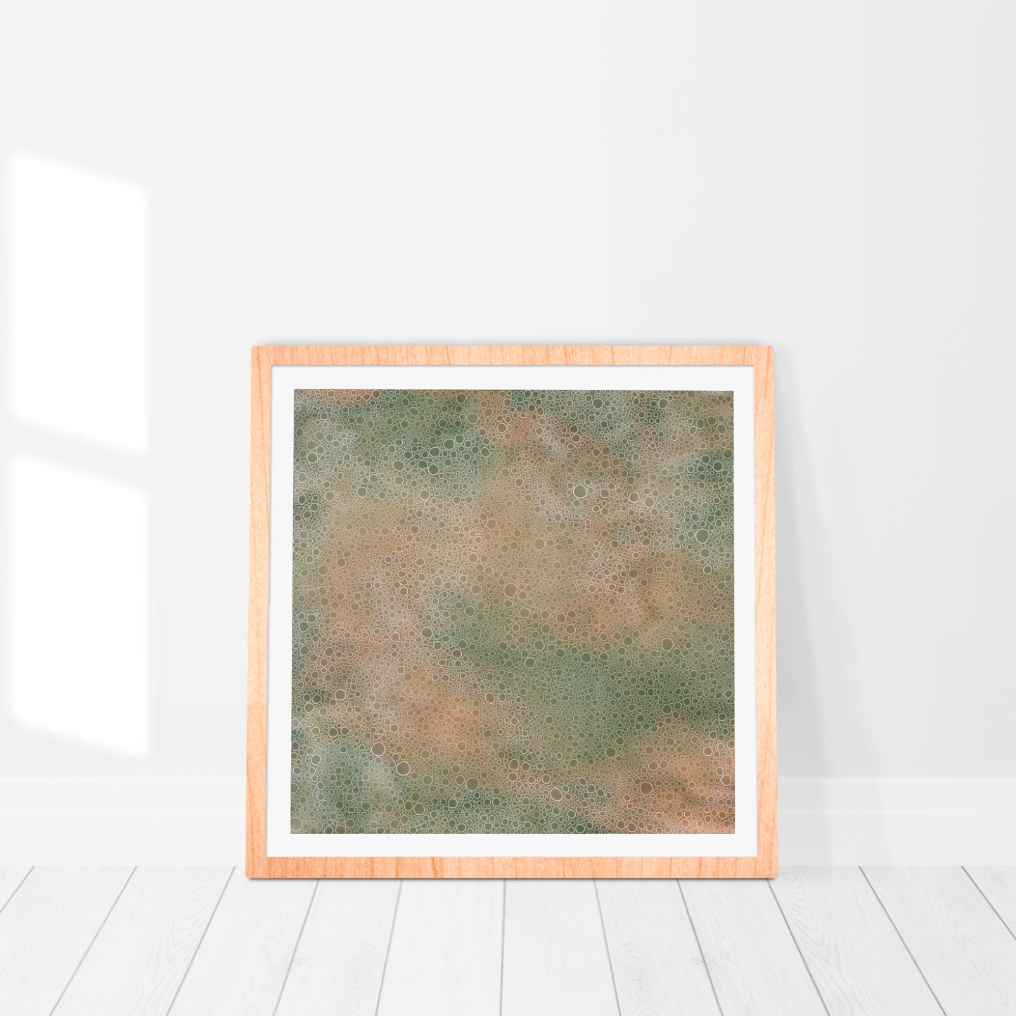 Tropical Sands - Limited Edition Coastal Abstract Print in Soft Greens & Beige