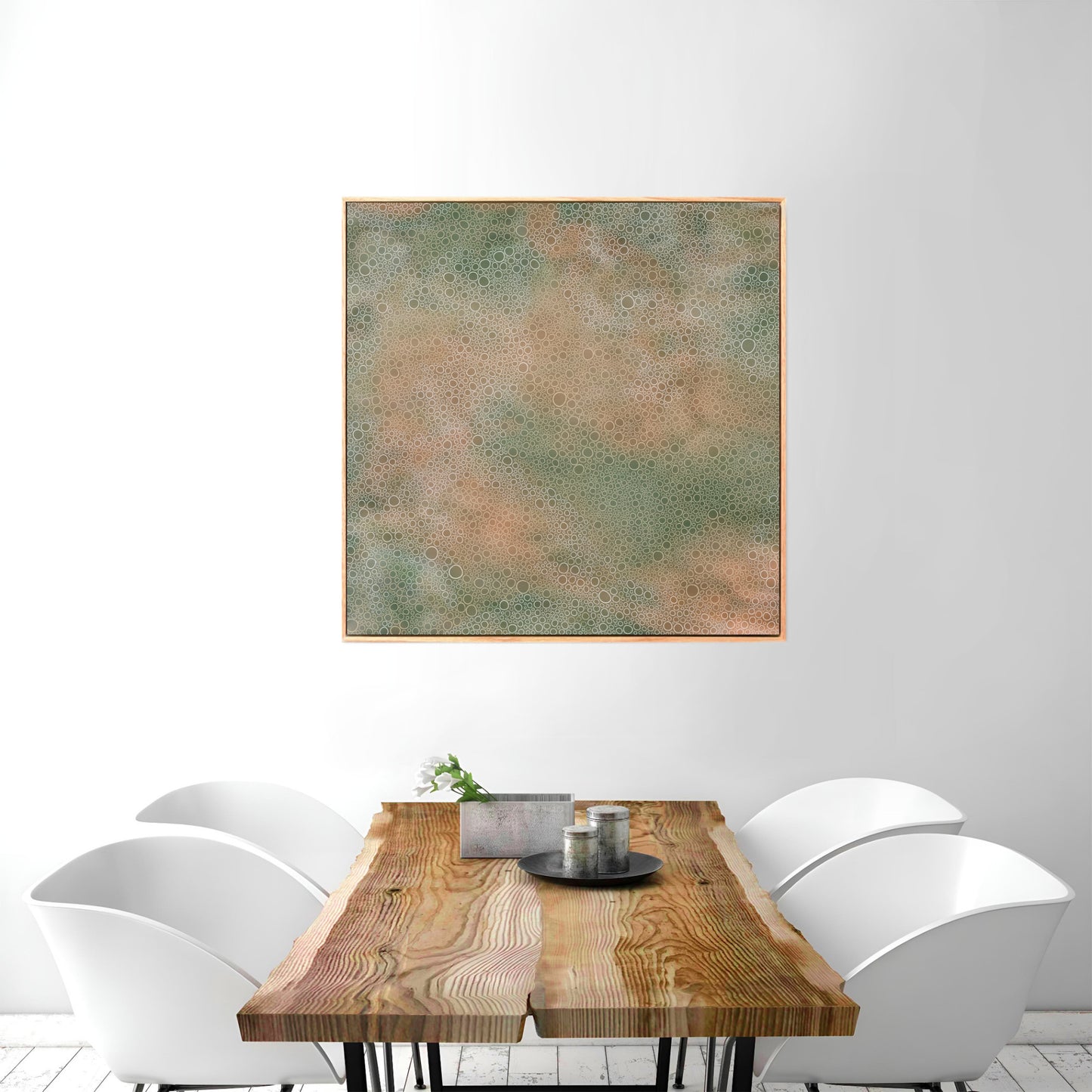 Tropical Sands - Limited Edition Coastal Abstract Print in Soft Greens & Beige