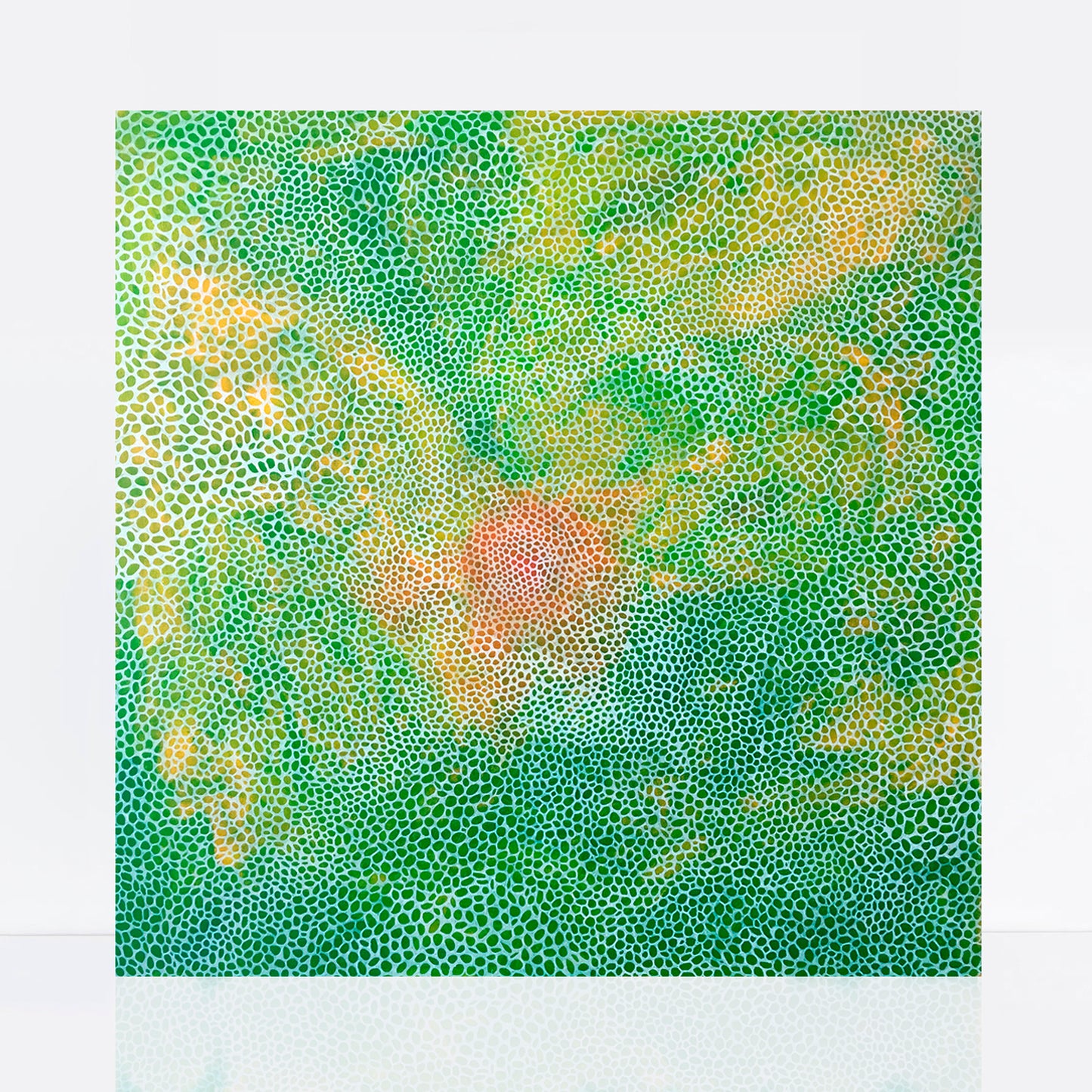 abstract green painting