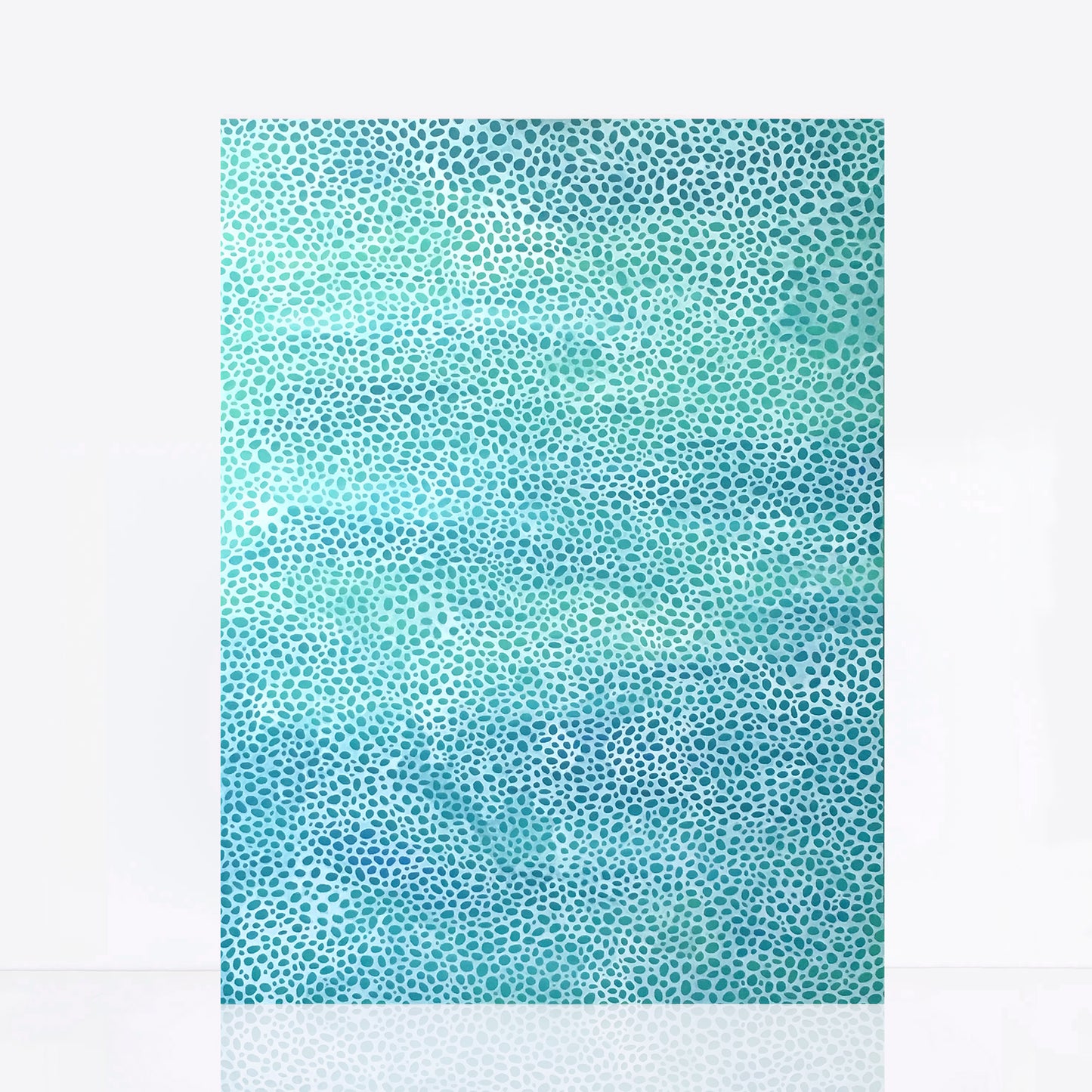 blue abstract painting