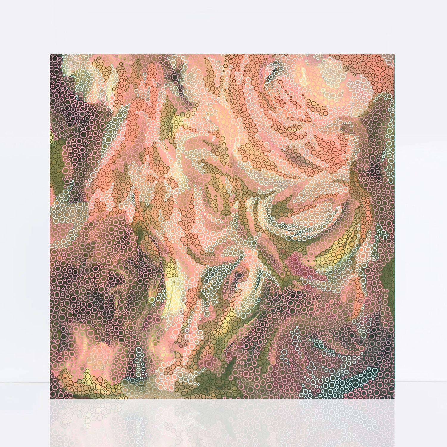 Australian abstract painting in earthy tones