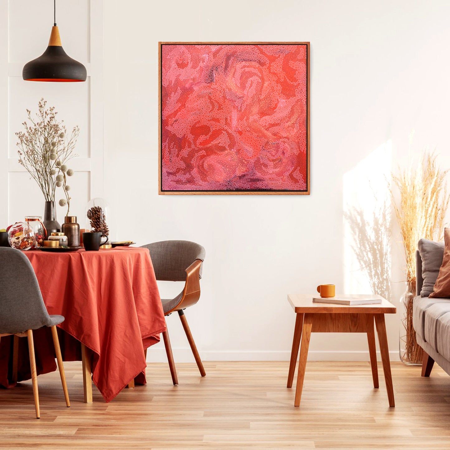 Embers - Contemporary Abstract Wall Art in Warm Earth Tones