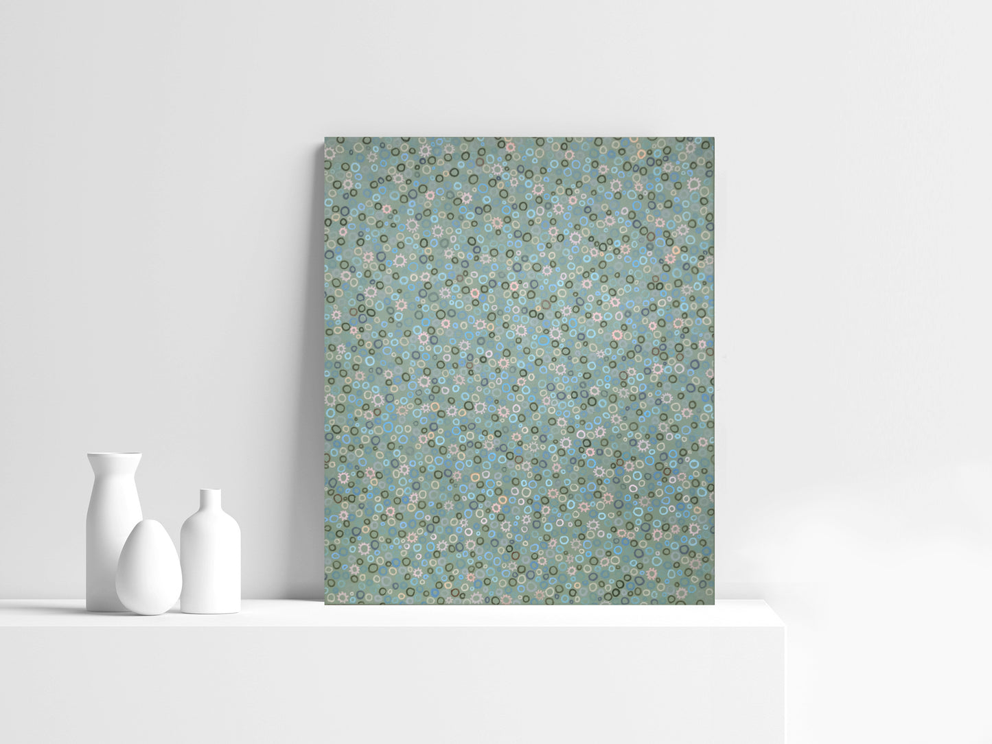 Flowering Gum - Abstract Painting Inspired by the Eucalyptus Tree