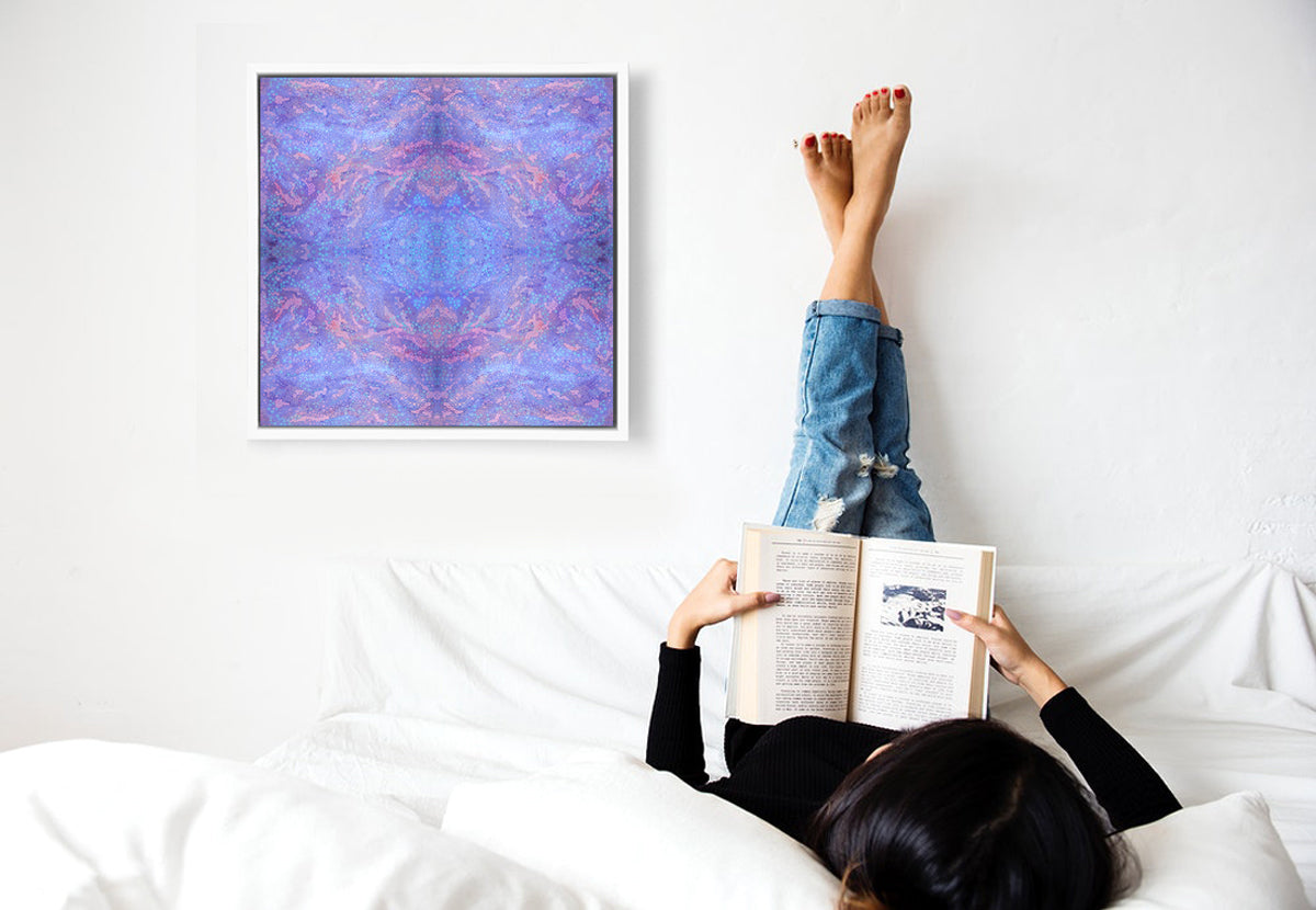 Jacaranda Blue – Abstract Limited Edition Print