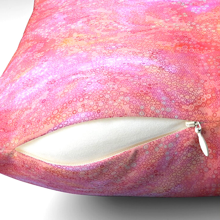 Pink limited edition mandala cushion cover