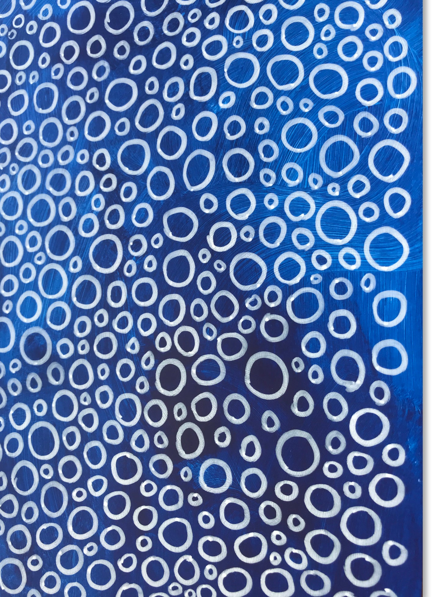 Midnight Seas – Ocean-Inspired Abstract Painting on Paper