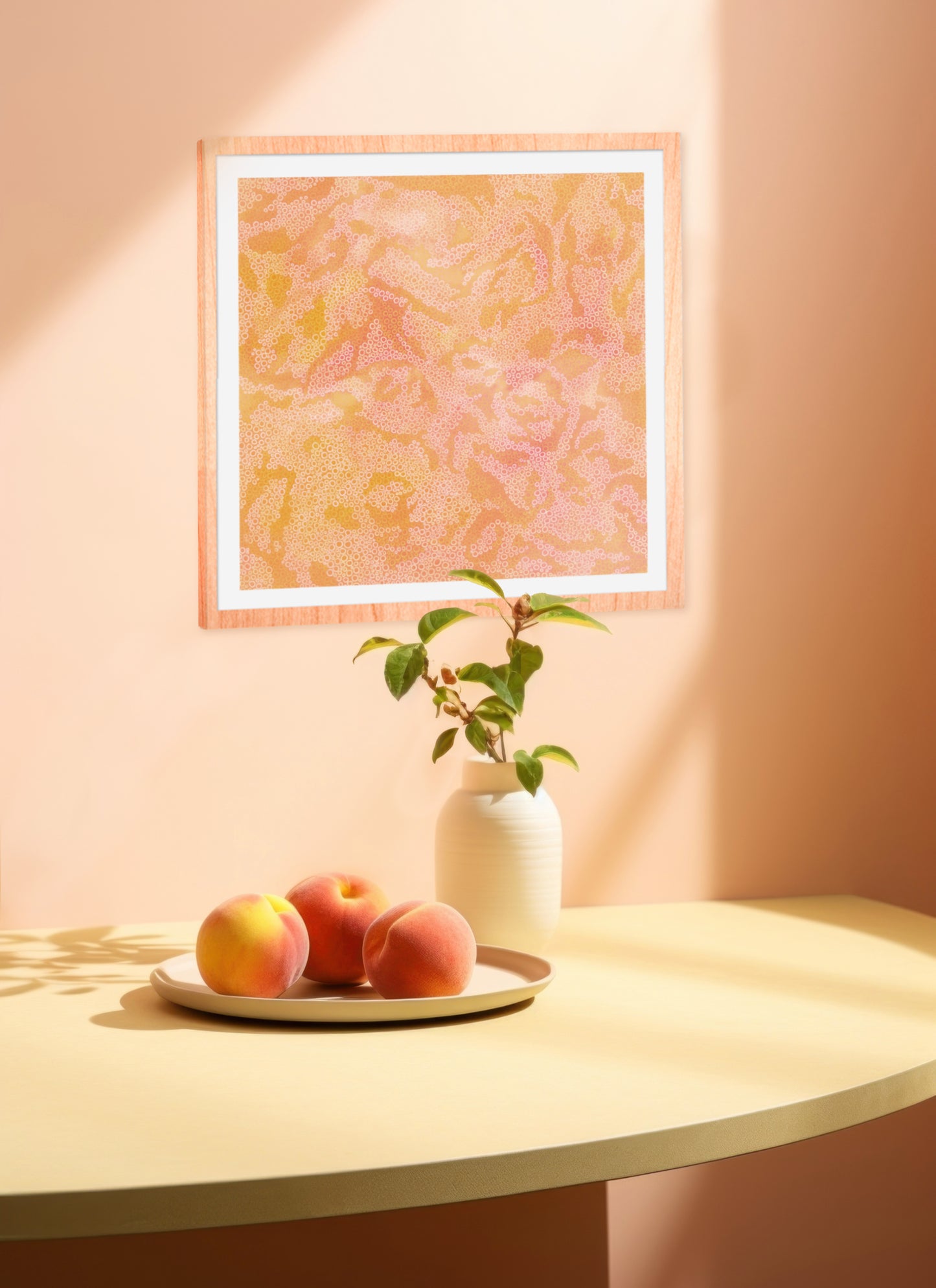 Peach Sorbet – Limited Edition Abstract Print