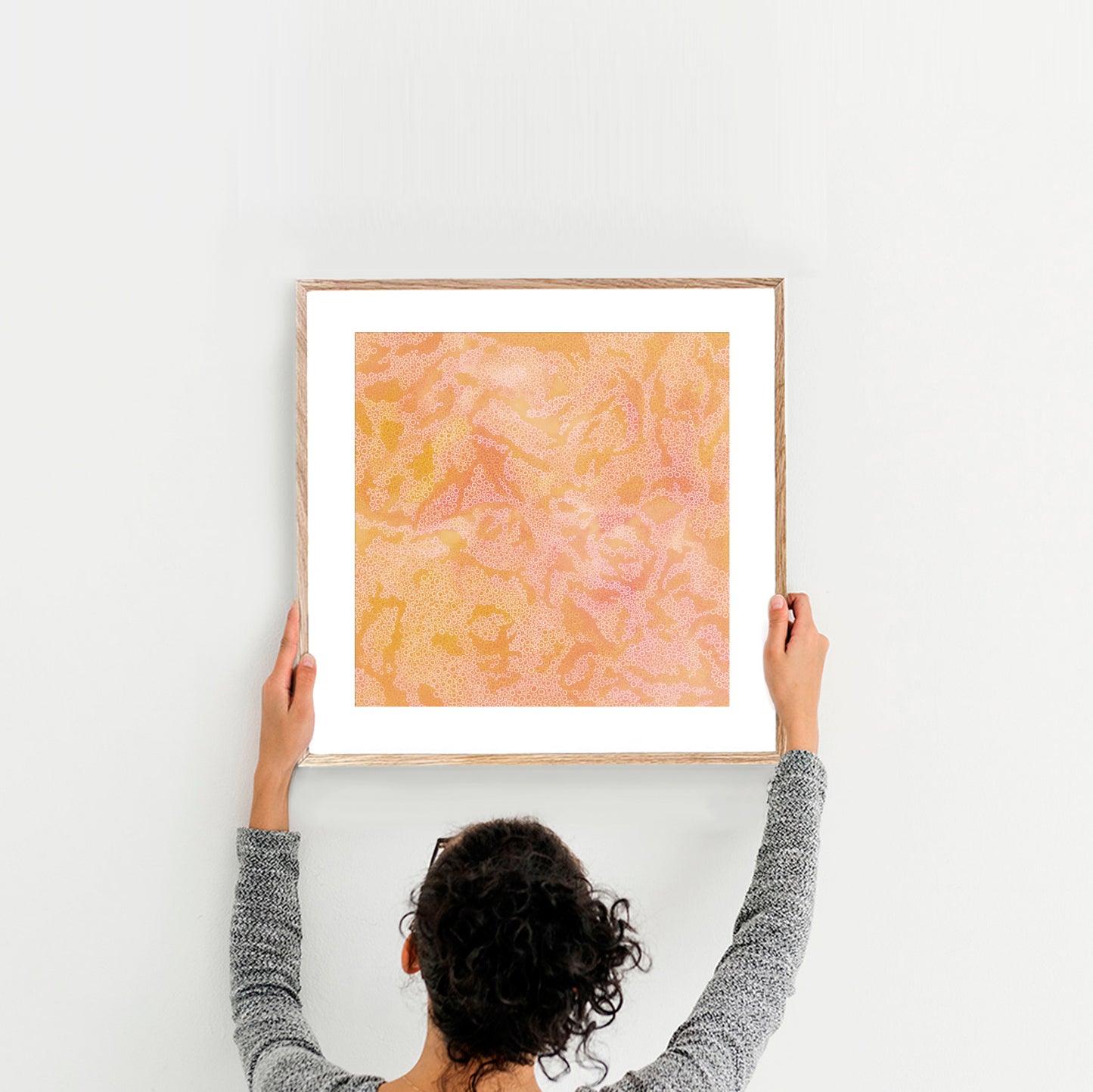 Peach Sorbet – Limited Edition Abstract Print