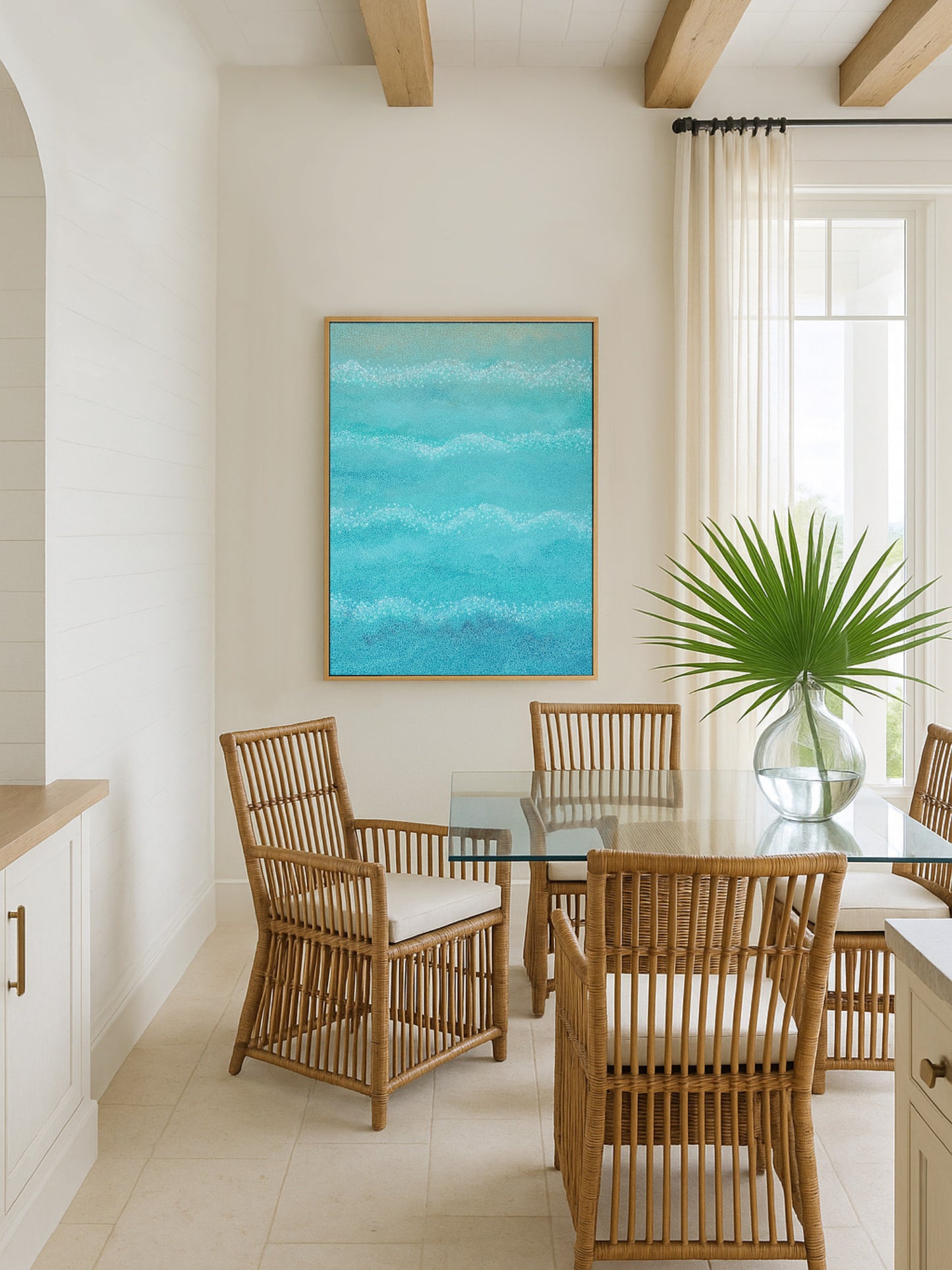 Gentle Tides – Abstract Ocean Inspired Painting