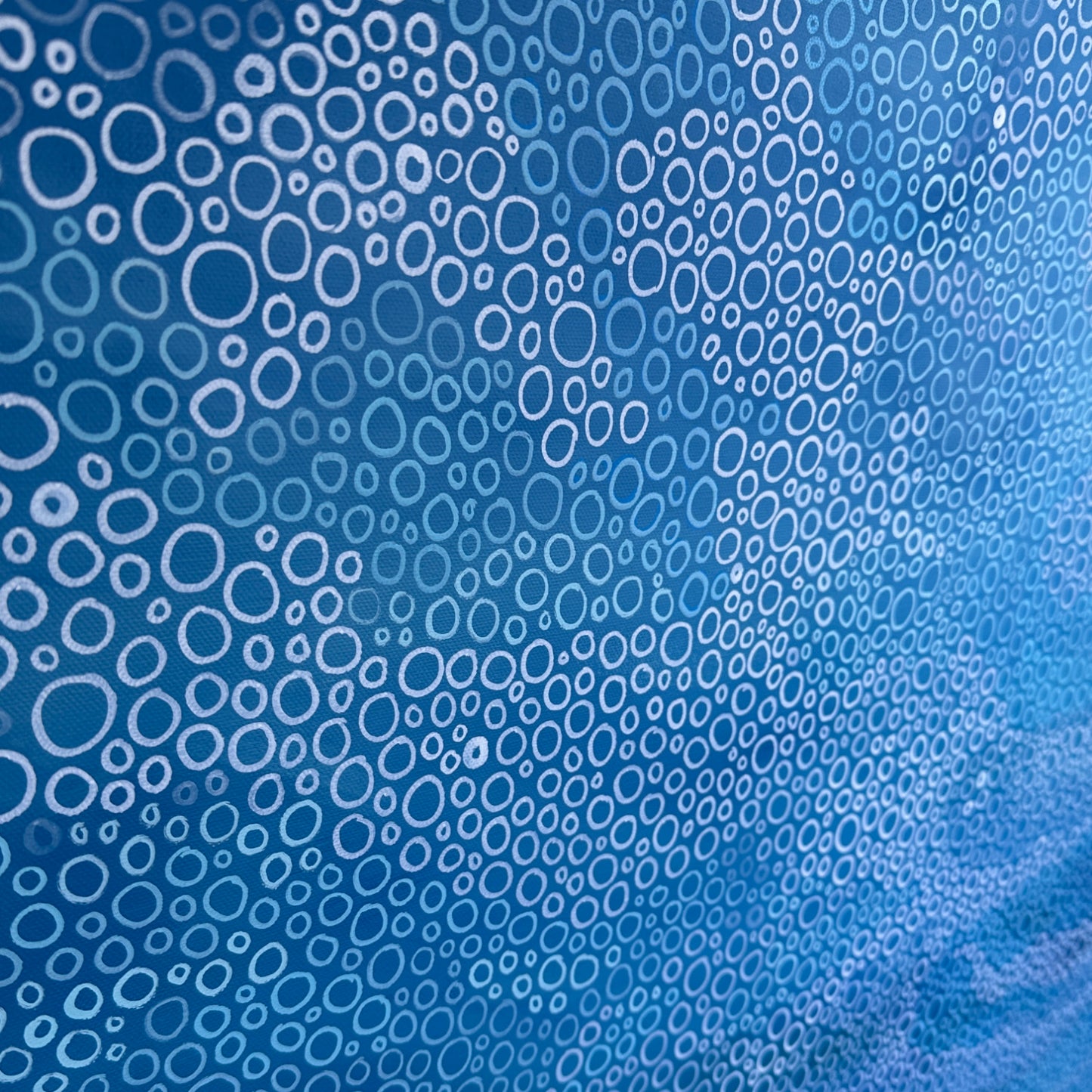 Quiet Sea – Abstract Blue Ocean Inspired Painting