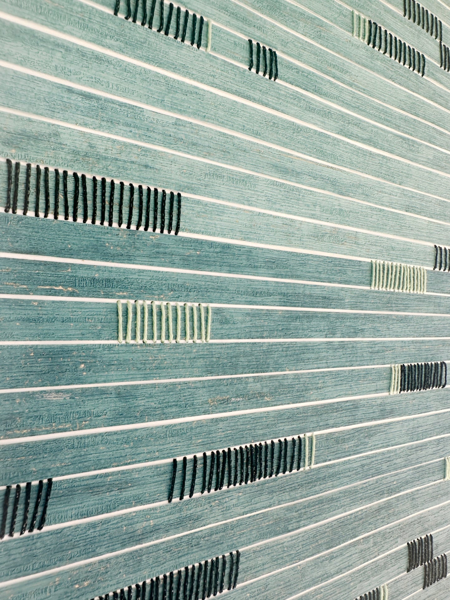 contemporary abstract wall art close up