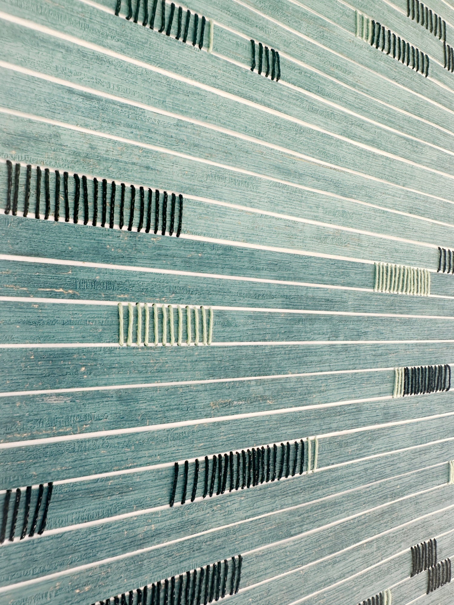 contemporary abstract wall art close up