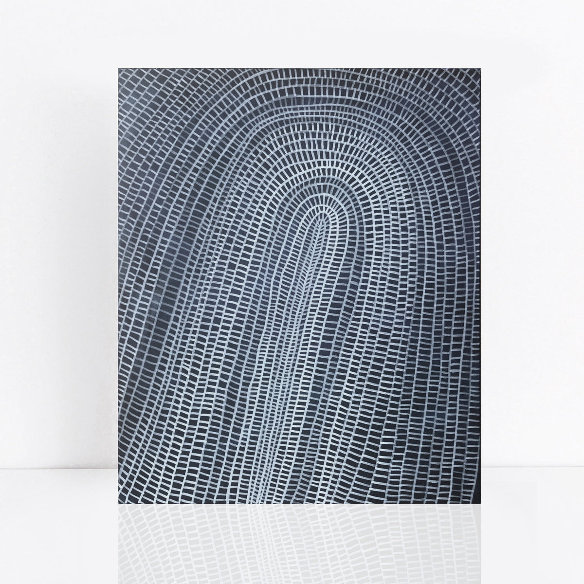 Abstract Basket The Woven Basket III – Abstract Acrylic Painting Intricate Basket Weav ...
