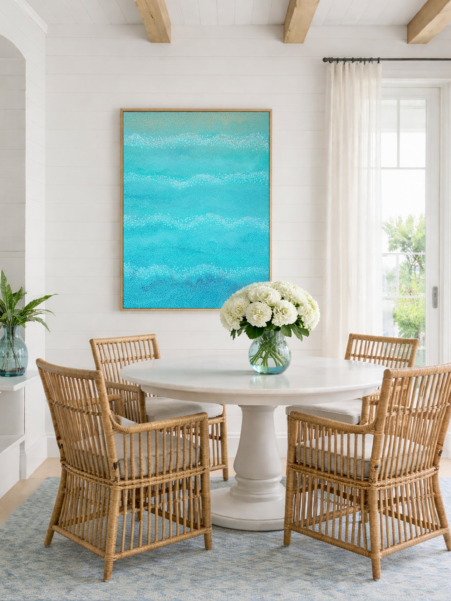 Gentle Tides – Abstract Ocean Inspired Painting